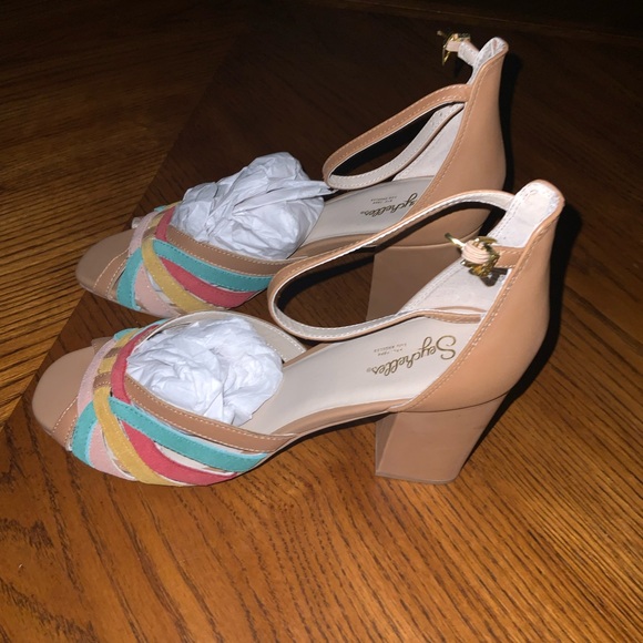 OUT OF THE BOX— Seychelles 🇸🇨 multicolor block heel shoes. - Picture 2 of 11